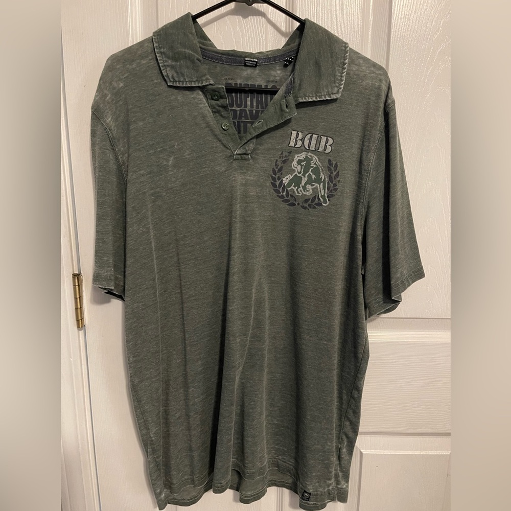 Men’s short sleeve printed polo